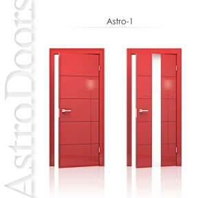 Коллекция Astro. Глянцевые крашеные двери
